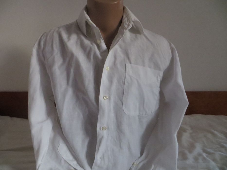 Мъжки ленени ризи с дълъг ръкав Corneliani, Zara, Gant, Benetton
