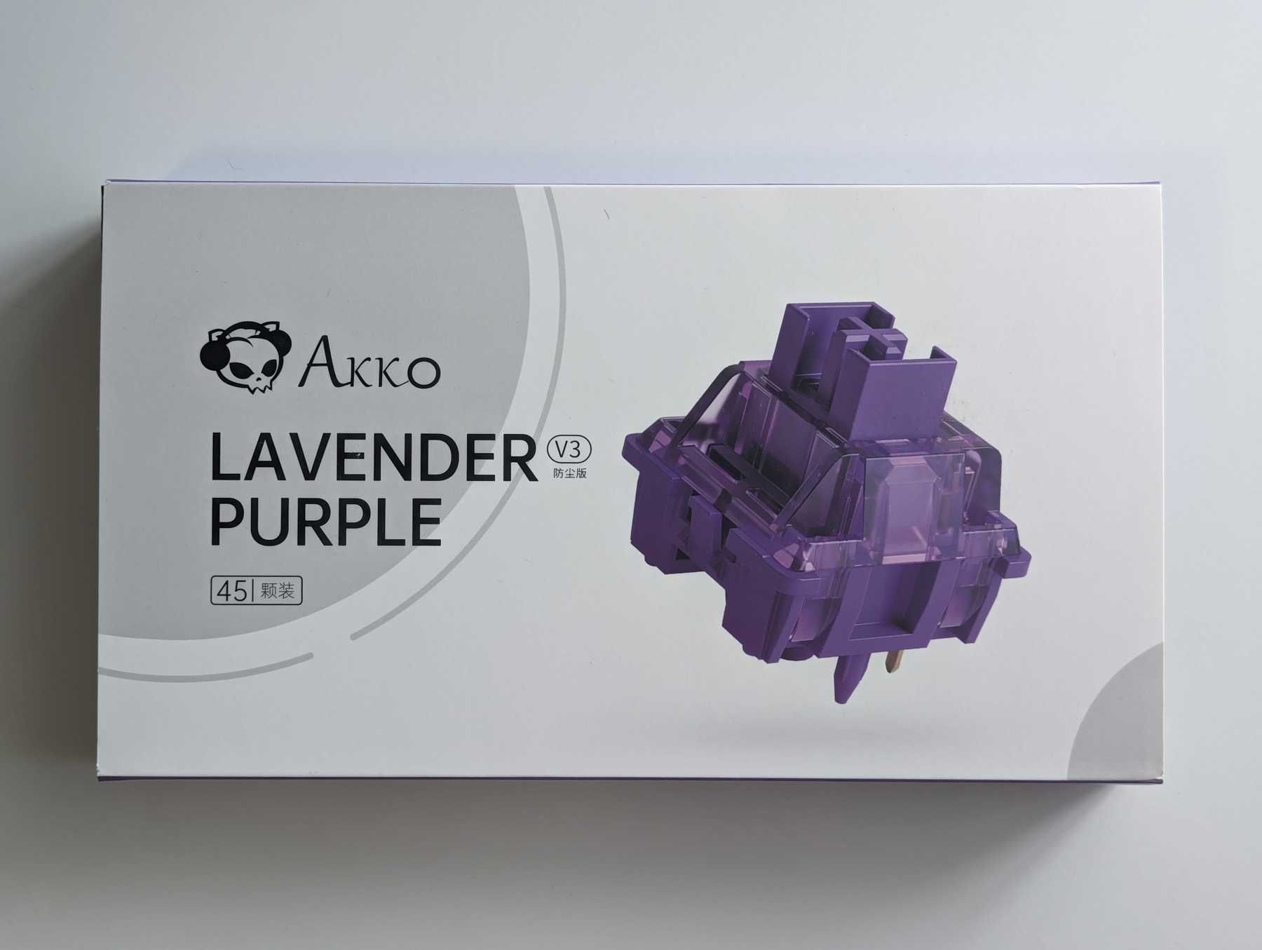 Switchuri mecanice tastatura 45 Akko  CS Lavender Purple