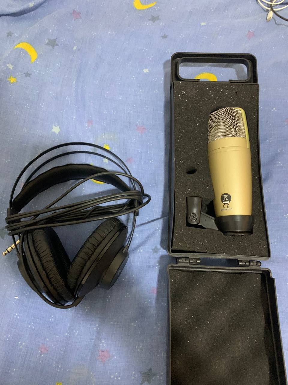 Описание Продам студийный микрофон behringer c1 состояние отличное 
Бо