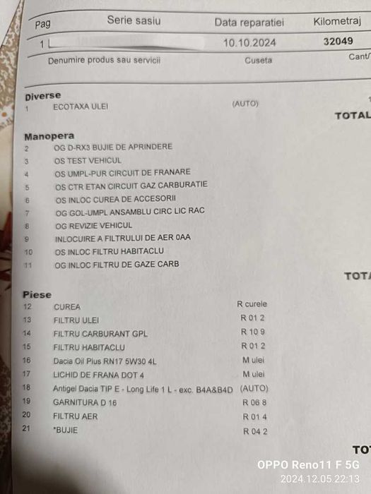 Vand Dacia Sandero Stepway SL Blue Line 41.500 km