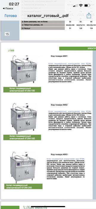 Котел эл.КПЭМ-250Л
