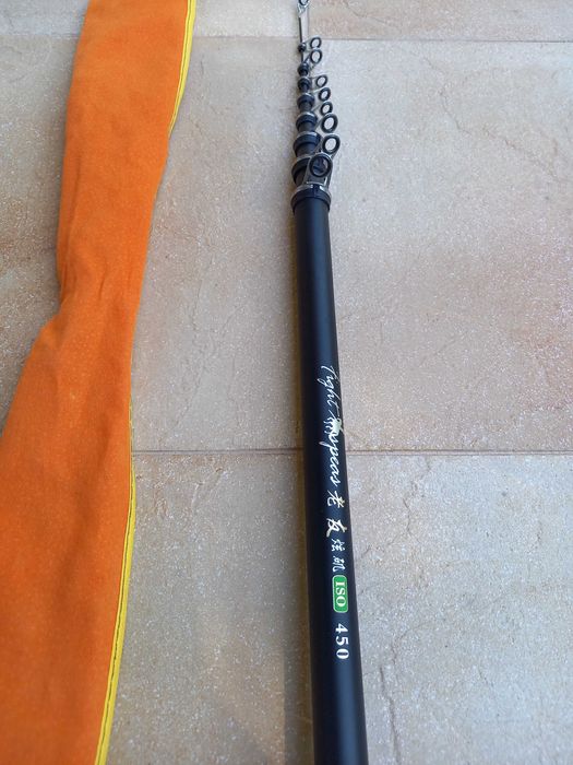 Риболовен прът, телескоп, 4,50м., карбон.