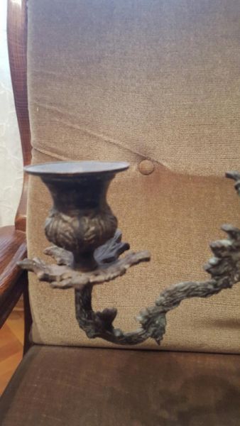 Бронзов свещник от WW2 - автентичен.