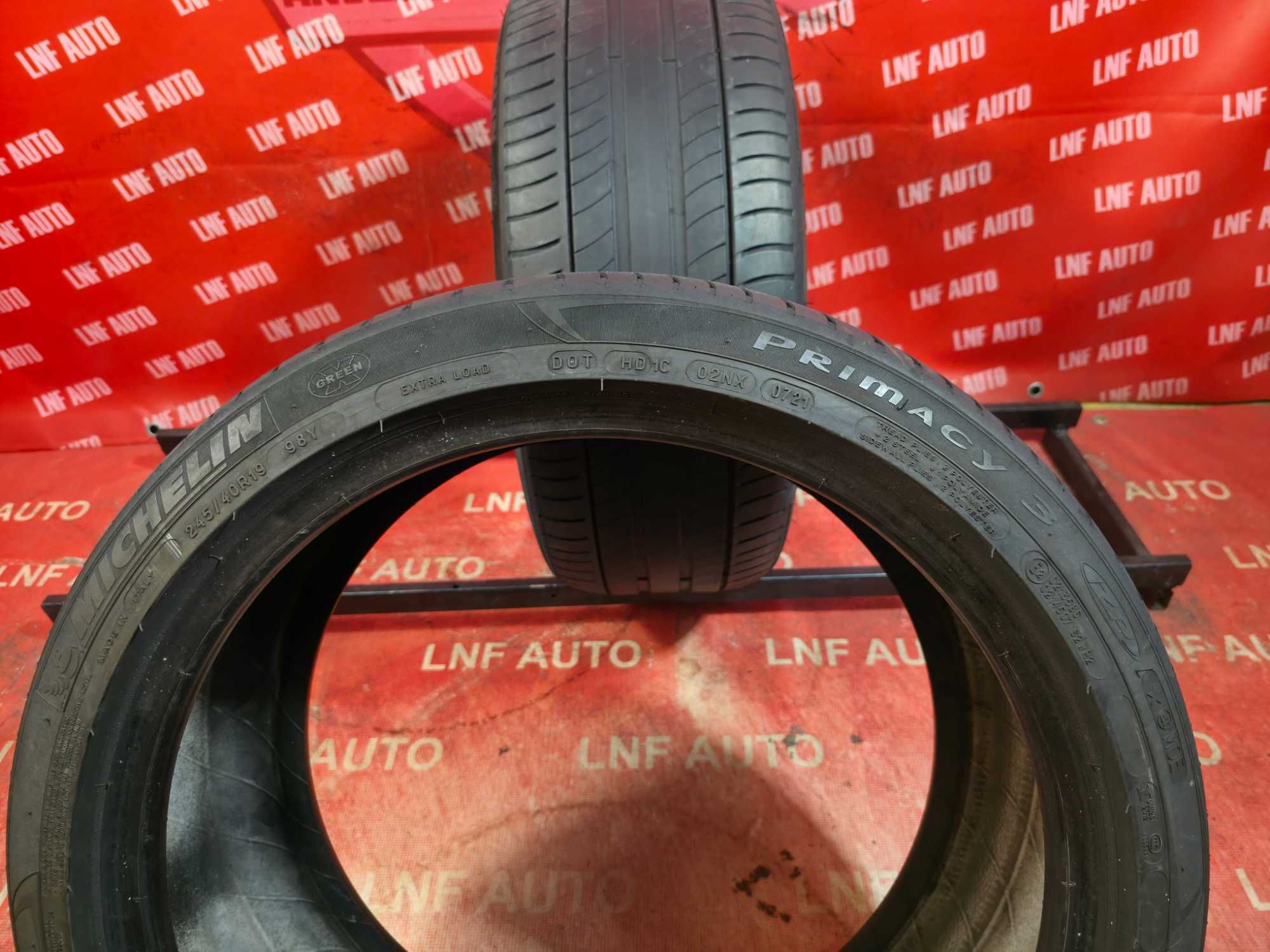 Anvelope de VARA - 245/40/19 - Michelin - 4.66 MM - DOT 2021 RFT !