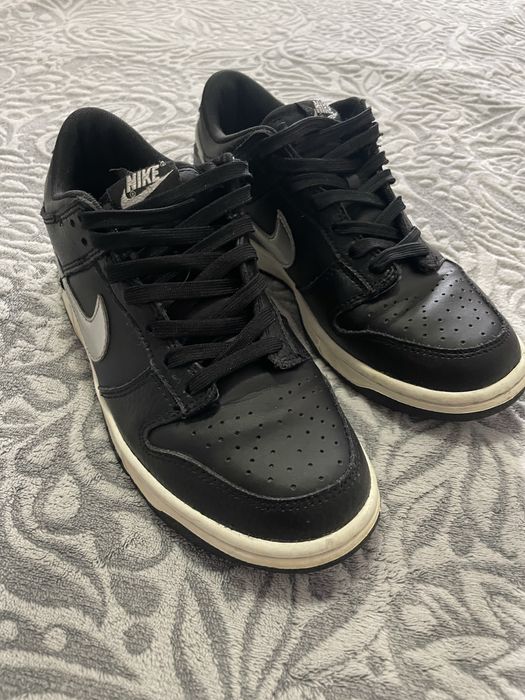 Nike dunk low black/silver 39