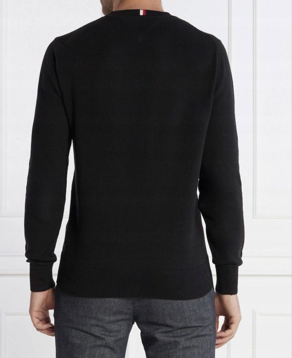 Pulover barbati, negru, M, Tommy Hilfiger
