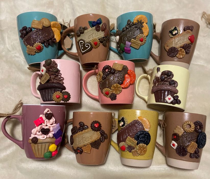 Чаши с полимерна глина