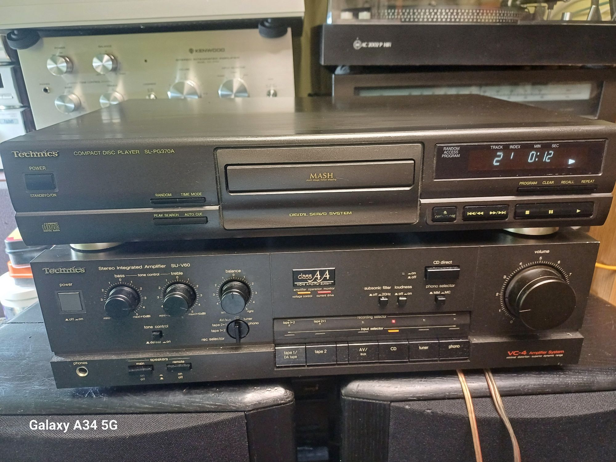 Technics SL PG370A cd player Digital Servo system