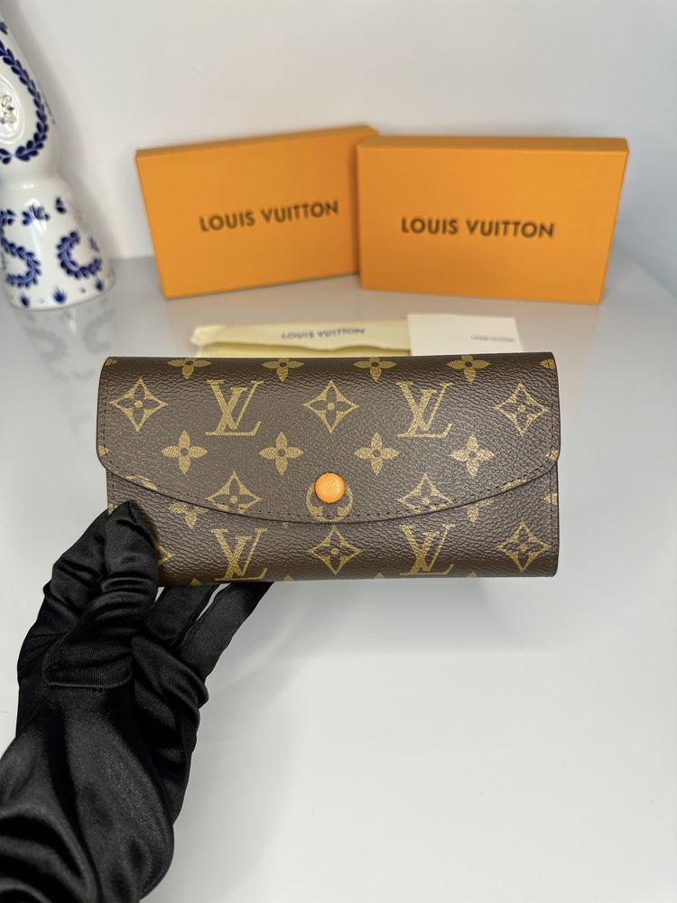 Geanta Portofel Louis Vuitton EMILIE wallet piele canvas 100% cutie