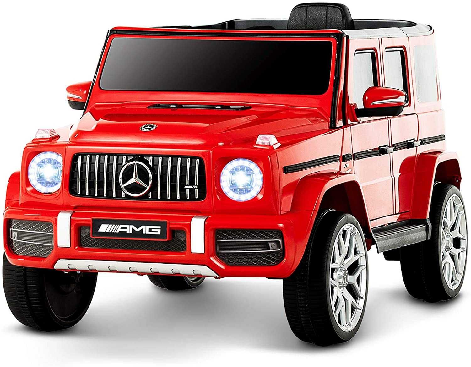 Masinuta electrica Mercedes G63 AMG 60W 12V PREMIUM #Rosu