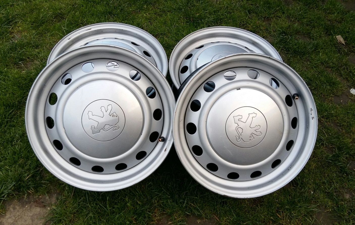 Set 4buc jante Peugeot Citroën Fiat R15C seria 61/2Jx15H2 ET38 - 5x108