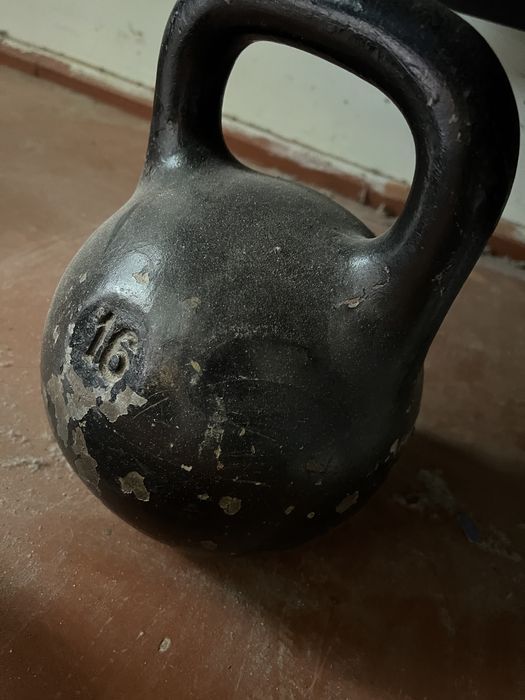 Гиря 16 кг / 24 кг Гантели Штанга