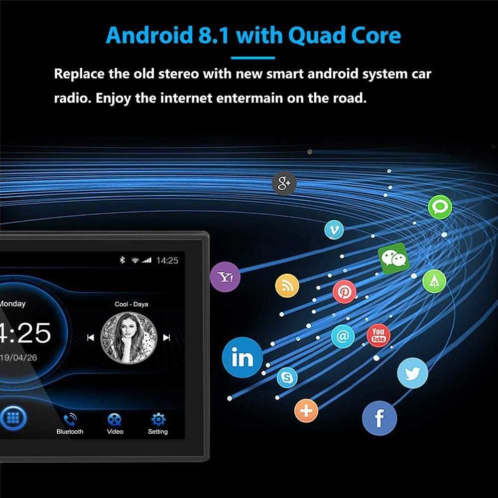 Намаление Мултимедия 7" с навигация Андроид 10 RAM 2 GB за автомобил