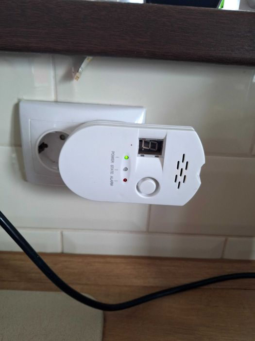 Detector gaze Nedis - senzor scurgeri gaz metan si Gpl, alarma sonora