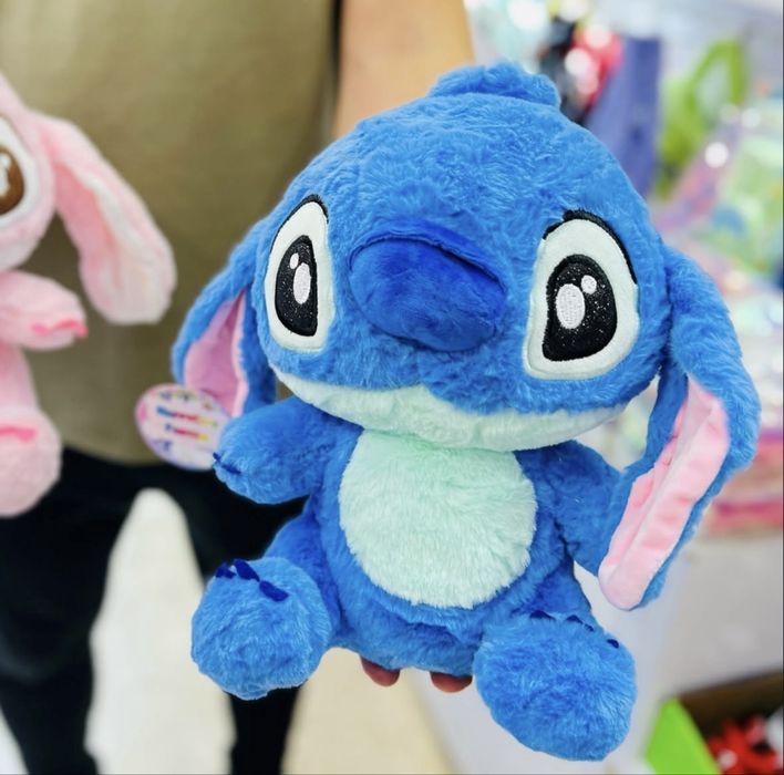 Плюшени играчки Стич и Ейнджъл 25см, плюшена играчка Stitch Angel