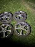 Продавам джанти 18 ки с хубави гуми 5×120