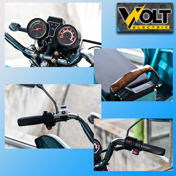 Фермерска CARGO товарна триколка 600кг. VOLT ELECTRIC S-800 2000W CE