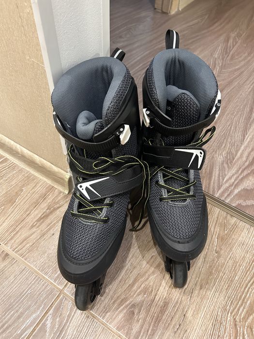 Роликовые коньки oxelo 40 с защитой