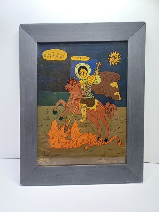 Icoane pe sticla, vechi