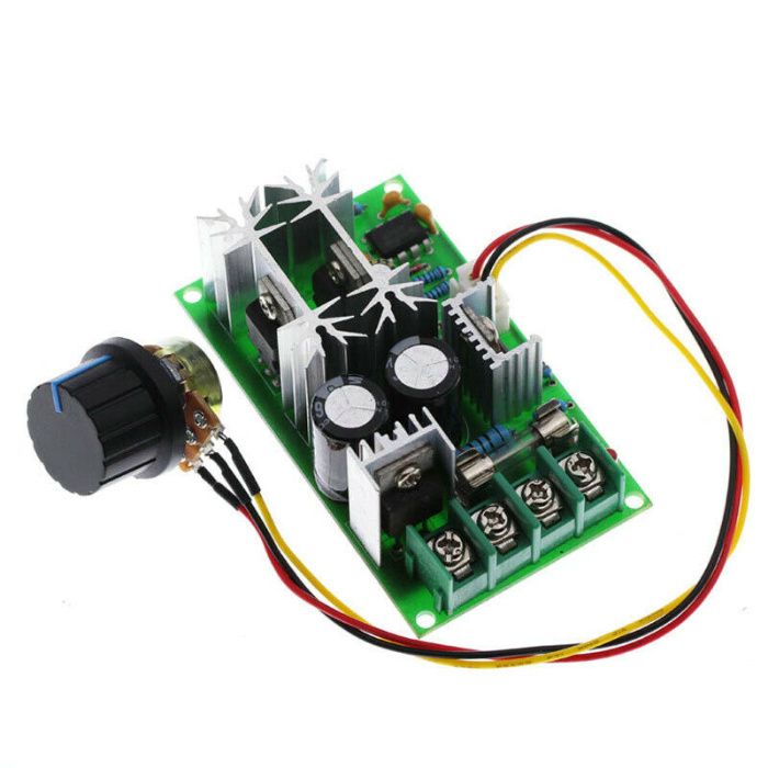 Variator de turatie motor cc PWM 20A 10-60V - control regulat. Nou!!