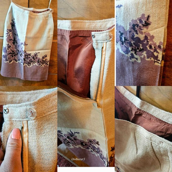 Cizme din piele, mov