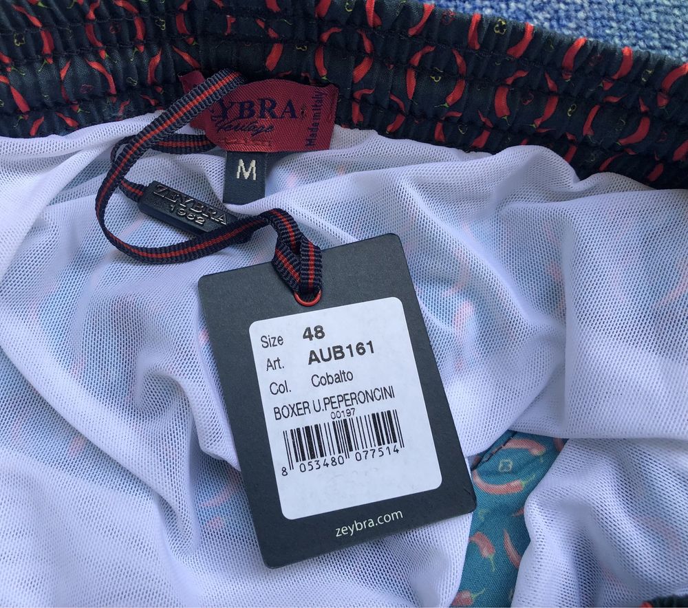 НОВИ ZEYBRA Swim Shorts OРИГИНАЛНИ мъжки плажни/плувни шорти - S/М