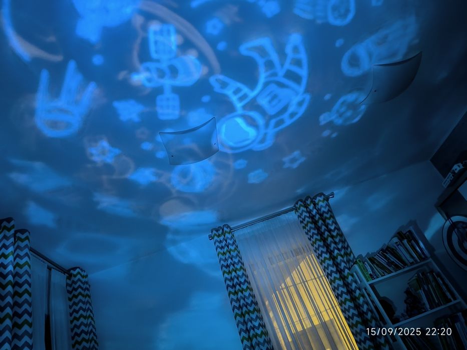 Lampa copii spatiu 3 x AA