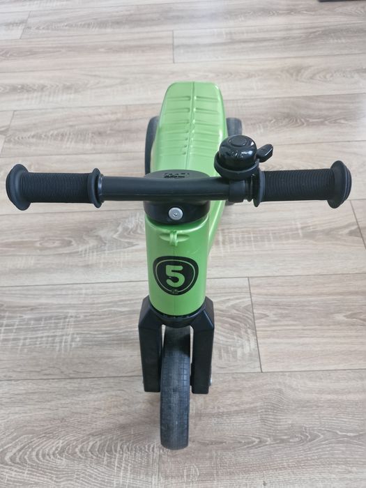 Bicicleta fara pedale 2 in 1 Funny Wheels Rider SuperSport Metallic