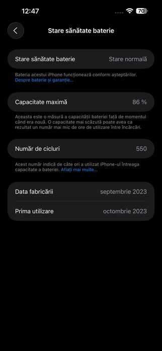 iPhone 15 Pro Max 256GB – stare impecabilă + accesorii