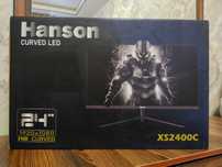 Monitor Hanson ( XS2400C ) "24dyumli" "75hz" FullHD, CurvedLed.