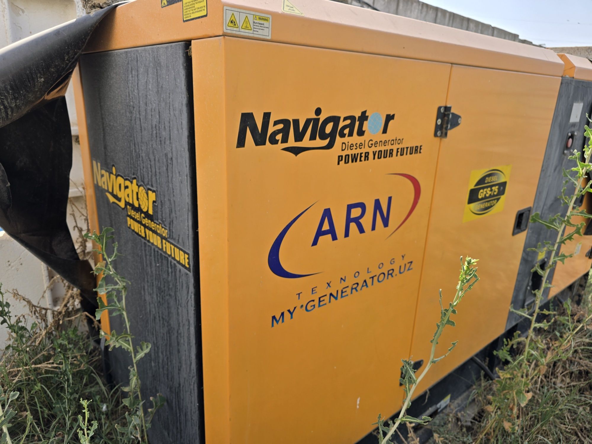 Generator 75 kw li yangi 1 oy ishlatilgan