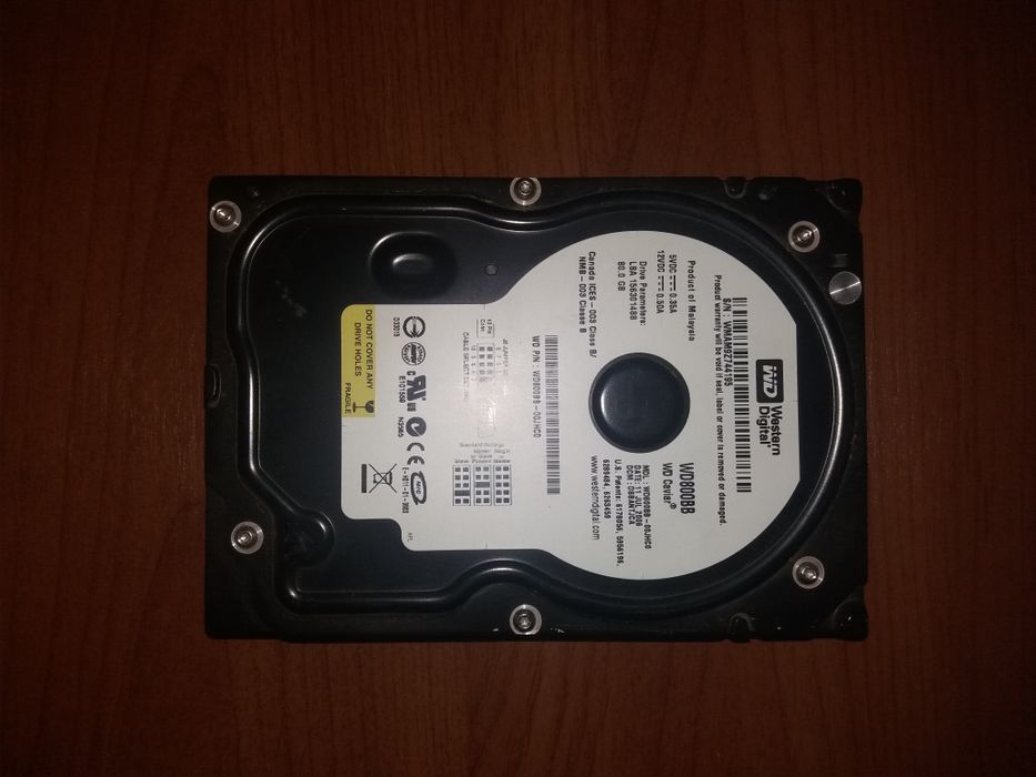 Жесткий диск 80гб