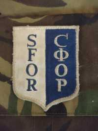 Banderola militară pt camasa KFOR -Bosnia