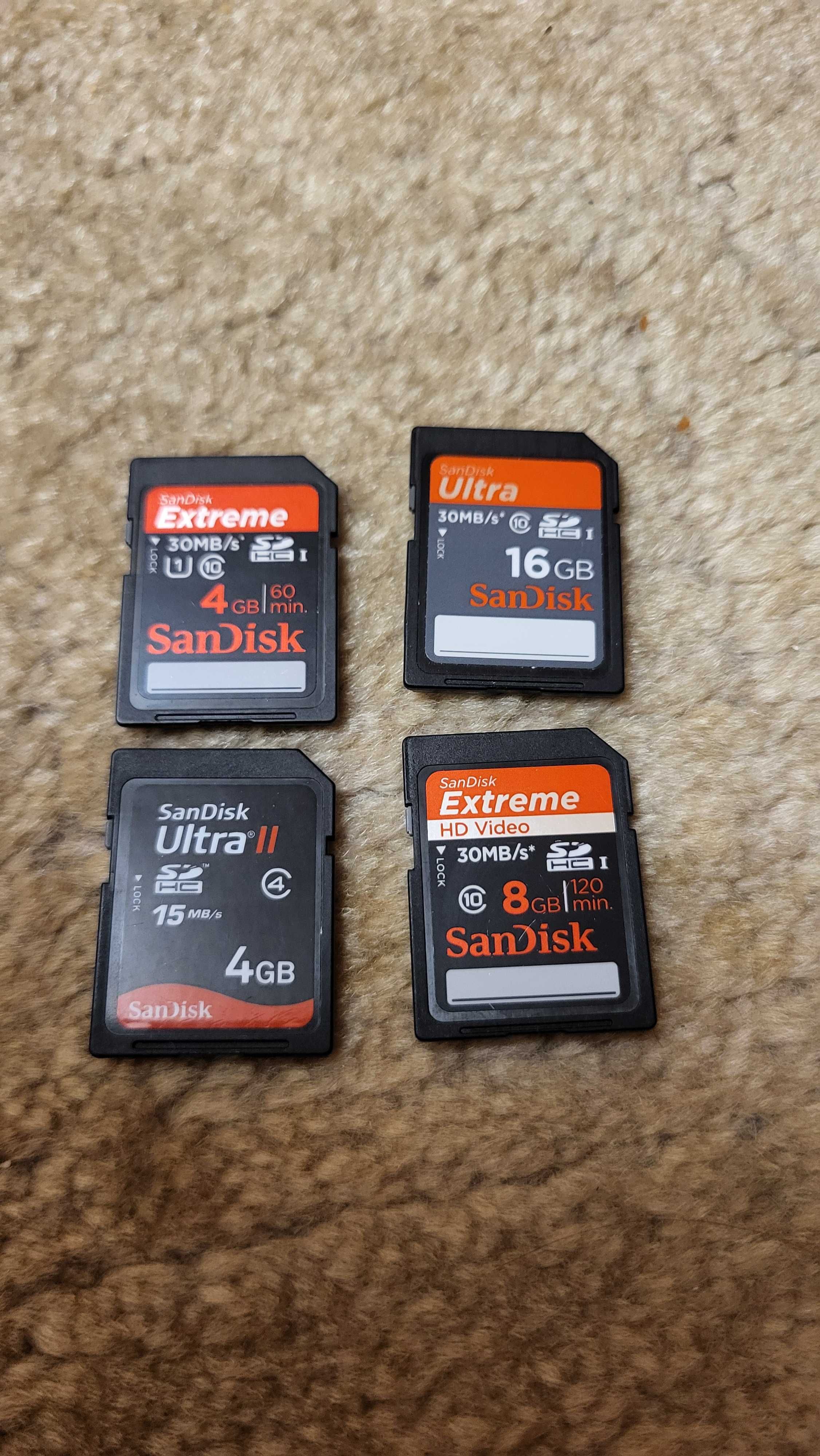 Carduri SD HS  ultra si extreme 4,8 si 16Gb