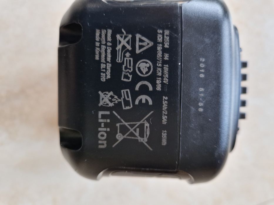 Black & Decker  BL 2554 - acumulator 18/54 V