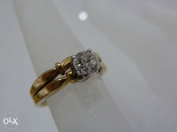 Inel aur 14k cu diamante 0.45ct