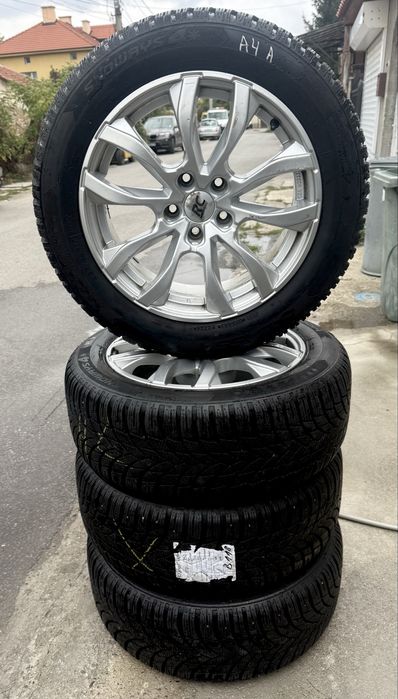 Зимен комплект джанти с НОВИ гуми 17 цола за Audi/VW/Seat/Skoda