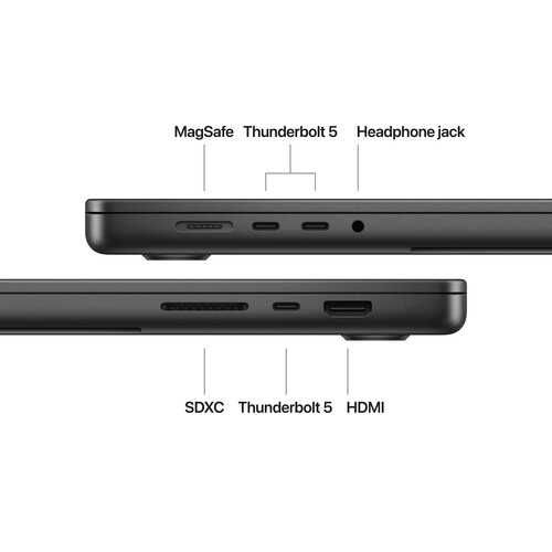 Ноутбук Macbook Pro 16.2 M4Max 16-Core/128Gb/40-Core GPU/ 2Tb  Black