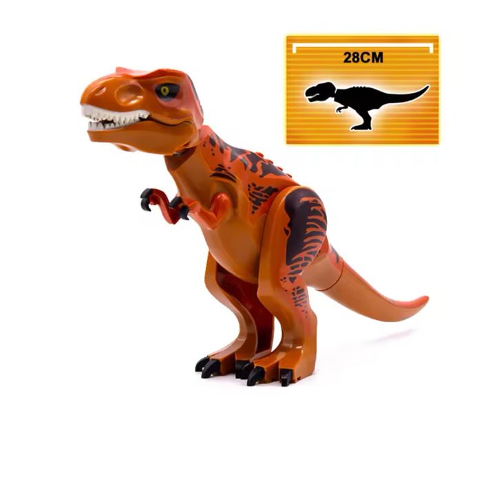 ГОЛЕМИ Динозаври Джурасик Парк от строителни блокове съвместими с ЛЕГО