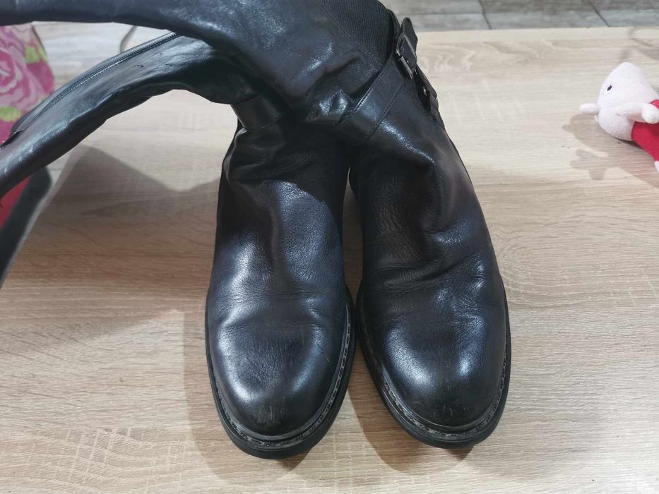 Дамски ботуши от естествена кожа