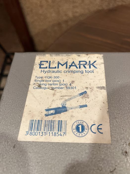 Клещи Elmark кербовъчни с хидравличен усилвател