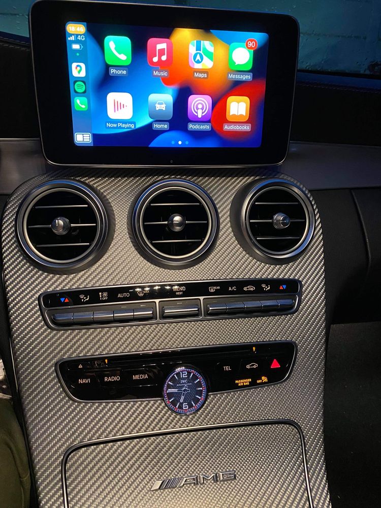 Apple Carplay & Android Auto Mercedes C Class w205 & GLC x253 c253