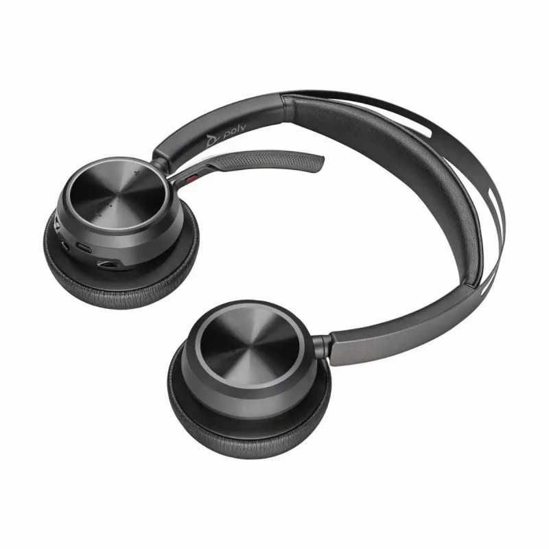 Casti Wireless Plantronics Poly Voyager Focus 2 UC Streaming  Noi !