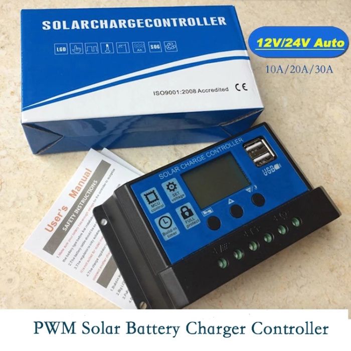 Controler panouri fotovoltaice 30 amp pwm