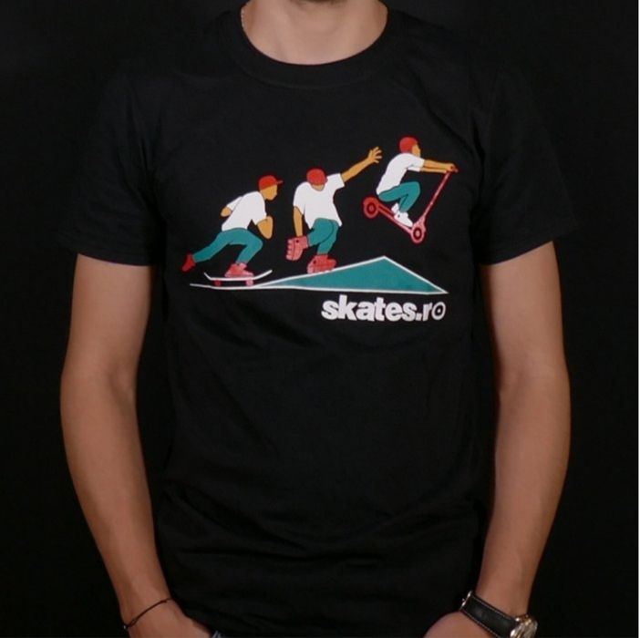 Tricou skates.ro marime S