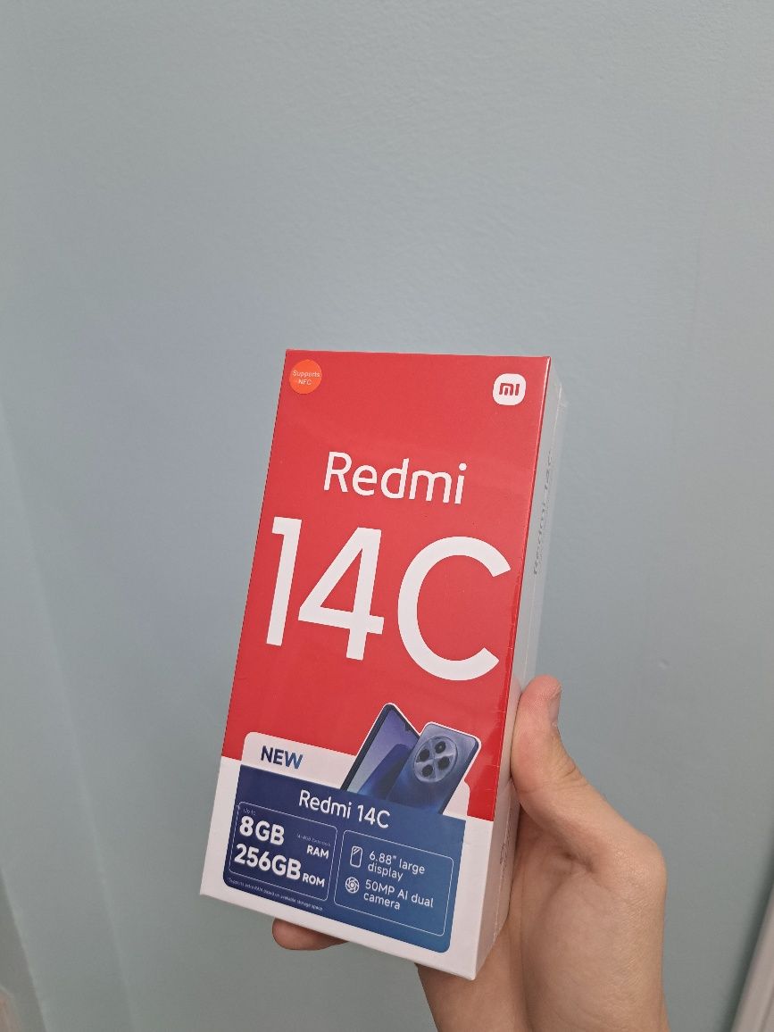 Продам нераспакованный Redmi 14C 8 ГБ / 256 ГБ