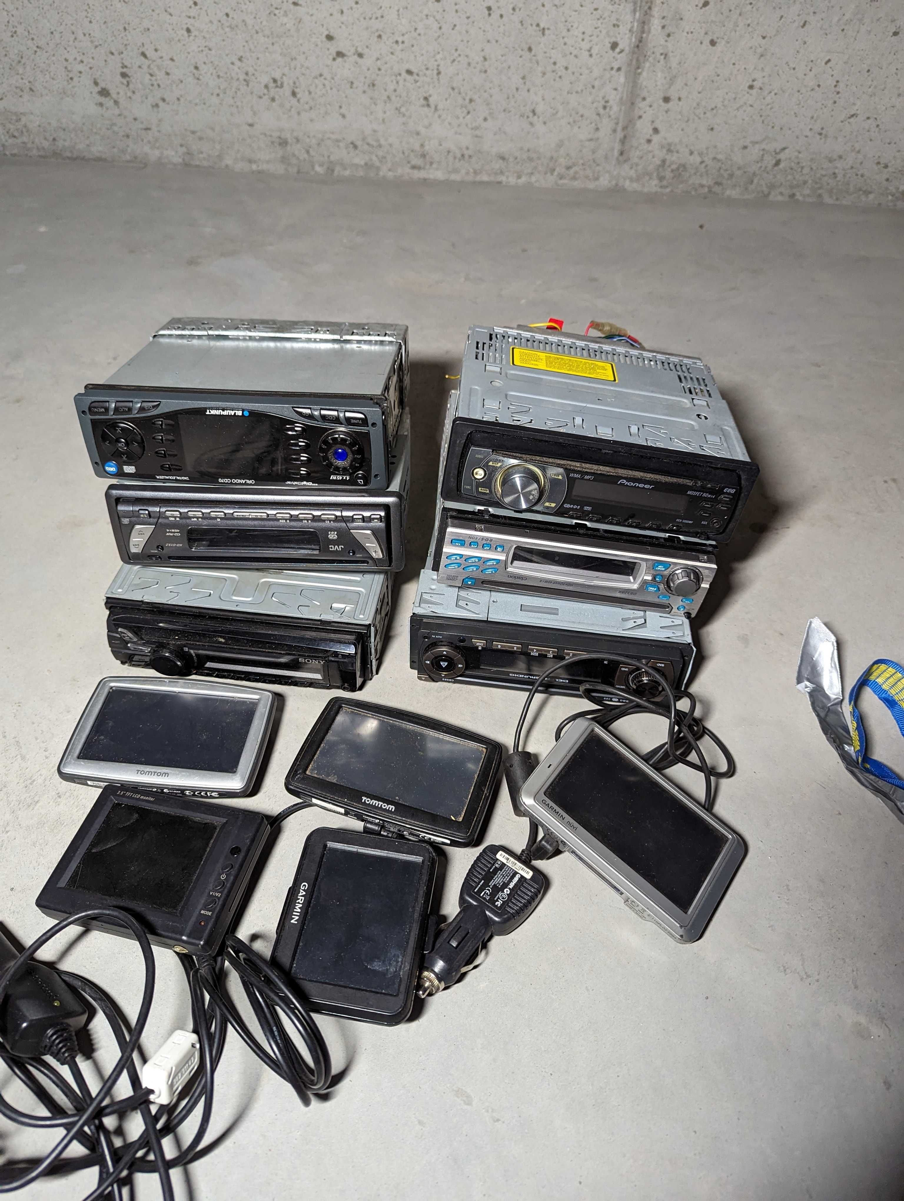 LOT 6 x player mp3 + 4 nagivatii GPS ( Pioneer, Jvc, Blaupunkt, Sony)