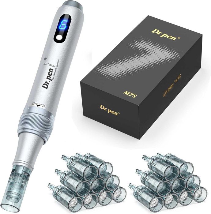 Dr. Pen Микронидлинг писалка M7S 2025 с 18 патрона, 6 скорости