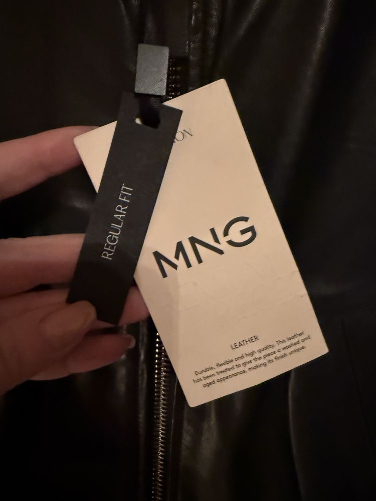 Кожено яке Mango M