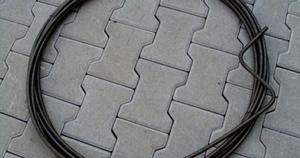 Cablu oțel desfundat canal